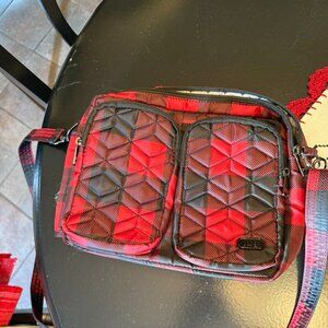 Lug Navigator Crossbody Plaid Bag